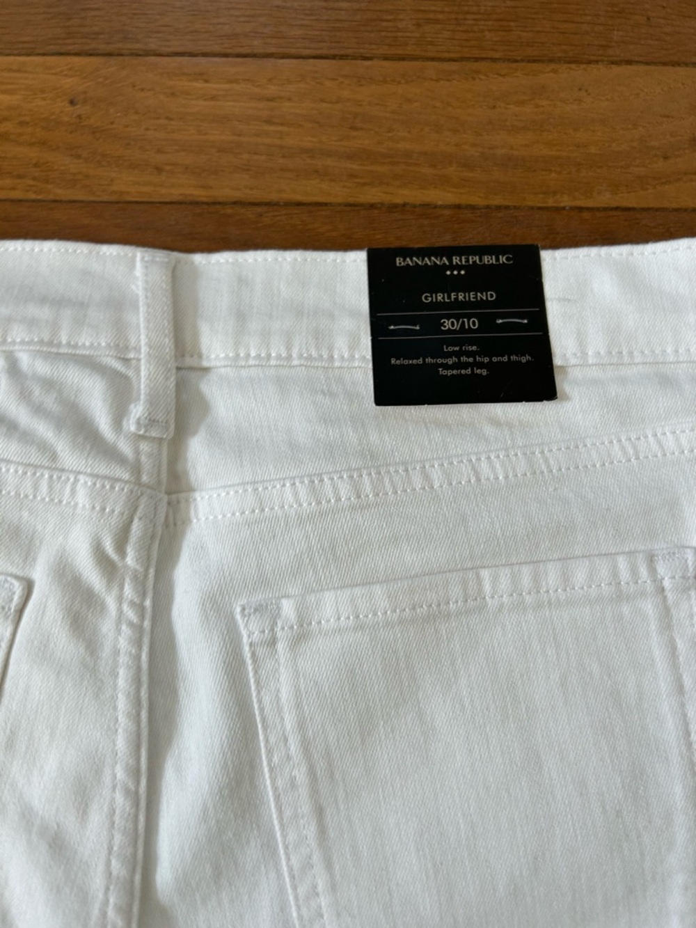 Banana Republic Factory White Straight Leg Jeans - Picture 10 of 10